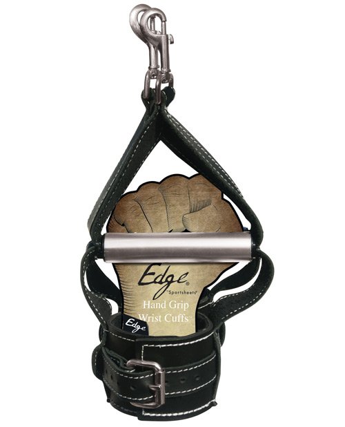 EDGE LEATHER HAND GRIP WRIST CUFFS