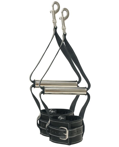 EDGE LEATHER HAND GRIP WRIST CUFFS - Image 2