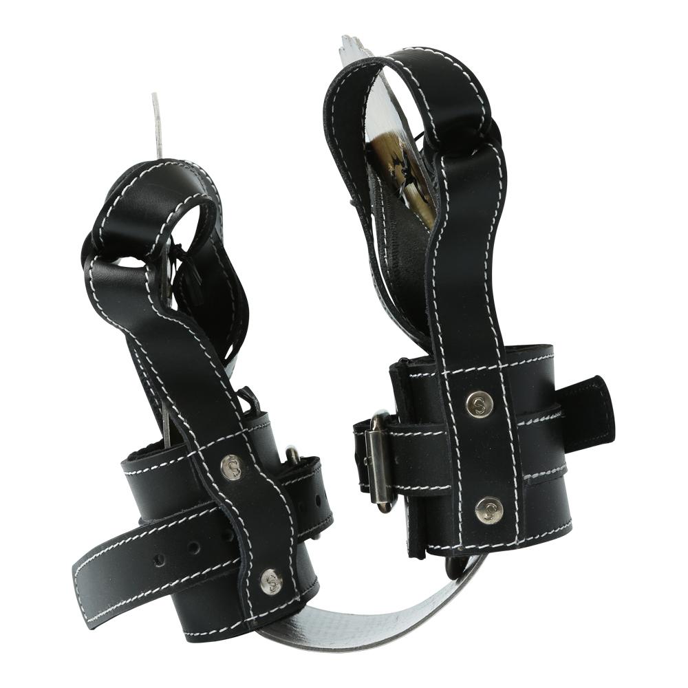EDGE LEATHER HAND GRIP WRIST CUFFS - Image 4