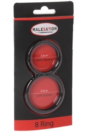Malesation 8 Ring Black