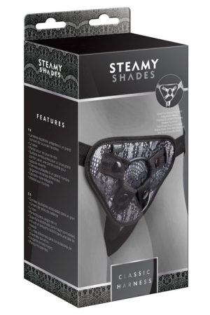 Steamy Shades Classic Harness Black O/S