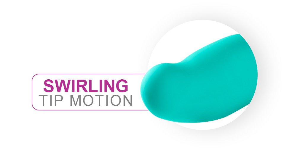 Cloud 9 Health & Wellness Wireless Remote Control Egg W/ Swirling Motion Teal - Image 4