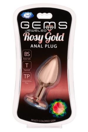 Gems Rosy Gold Anal Plug Medium
