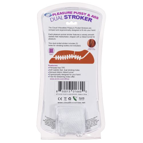 Cloud 9 Pussy & Anal Stroker Body Mold Brown - Image 4