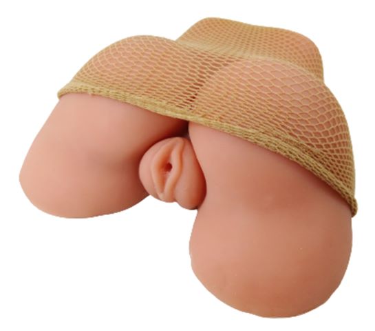 Cloud 9 Realistic Pussy & Ass Body Mold Tan W/ Spread Legs - Image 4
