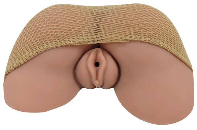 Cloud 9 Realistic Pussy & Ass Body Mold Tan W/ Spread Legs - Image 5