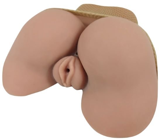 Cloud 9 Realistic Pussy & Ass Body Mold Tan W/ Spread Legs - Image 6