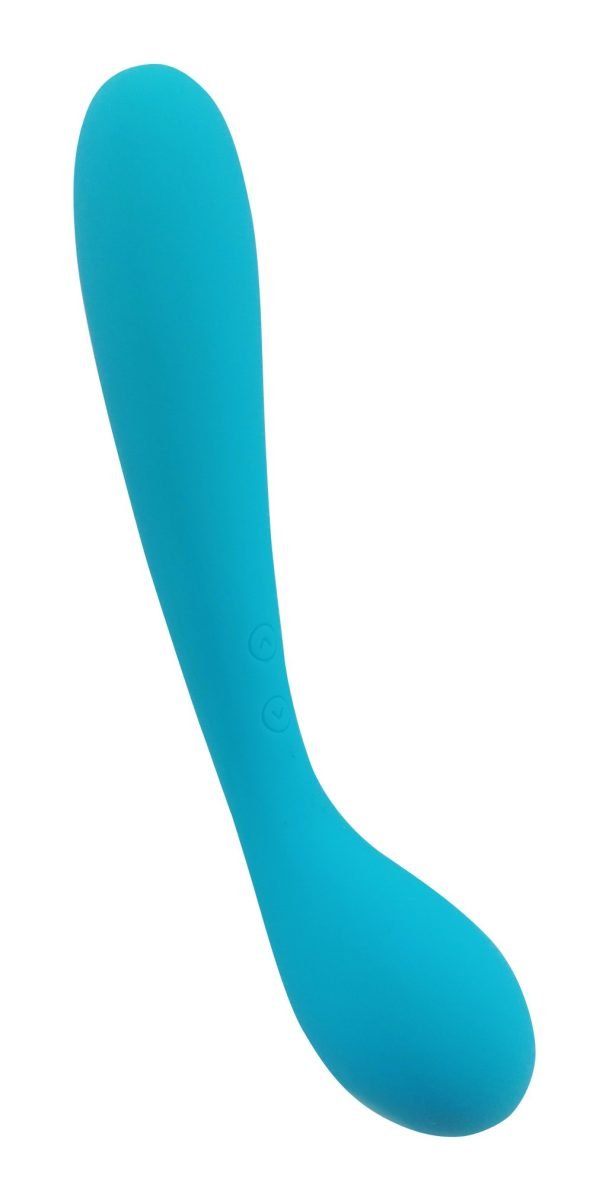 Cloud 9 Health & Wellness Rechargeable G-Spot Slim 7In Dual Motors Aqua Blue - Image 3