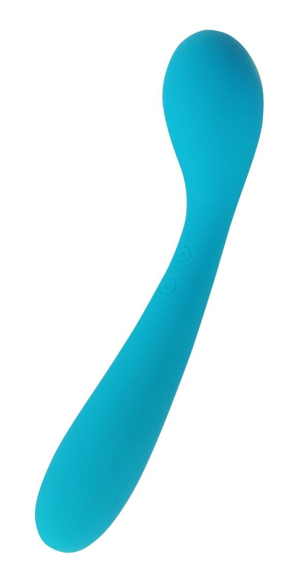 Cloud 9 Health & Wellness Rechargeable G-Spot Slim 7In Dual Motors Aqua Blue - Image 4