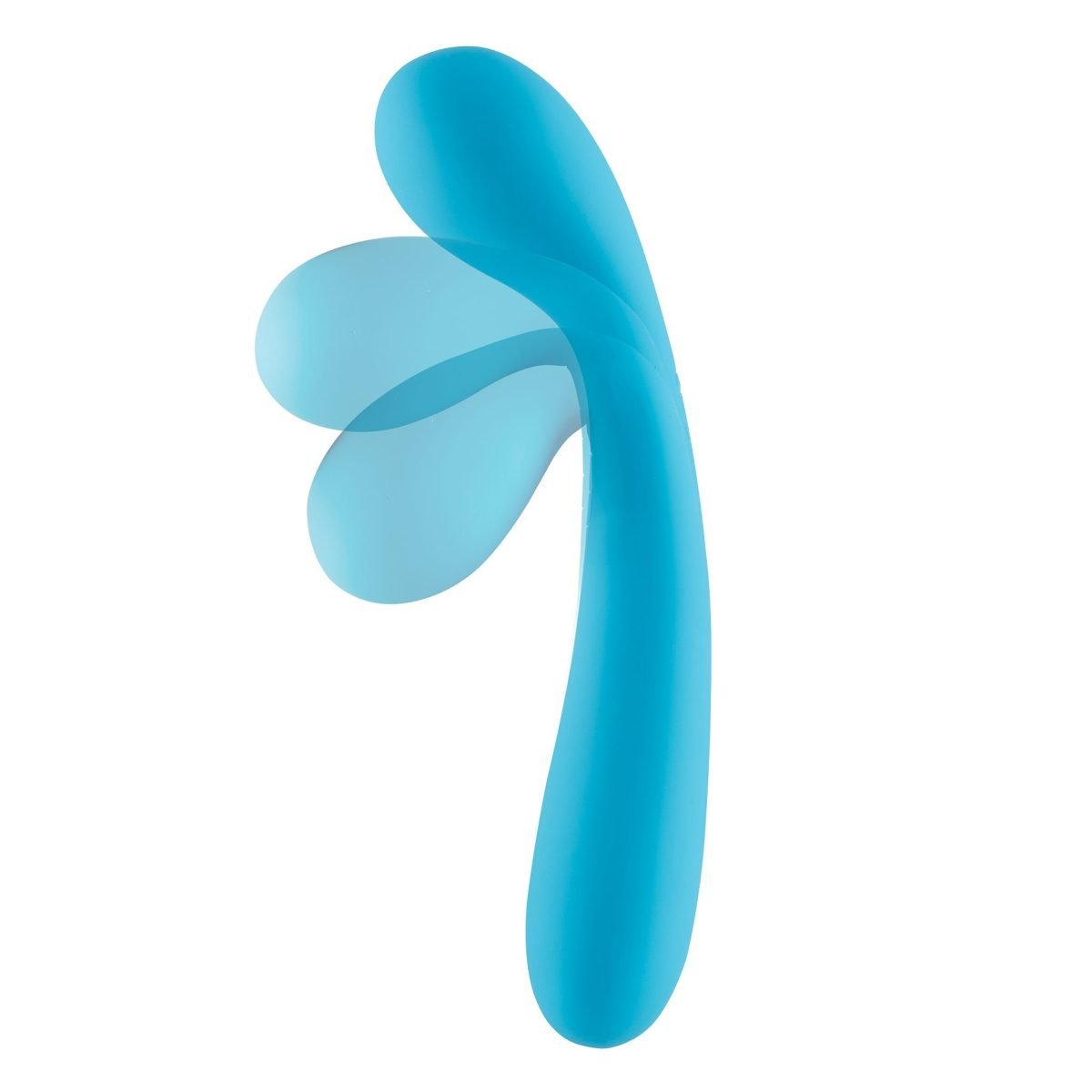 Cloud 9 Health & Wellness Rechargeable G-Spot Slim 7In Dual Motors Aqua Blue - Image 9