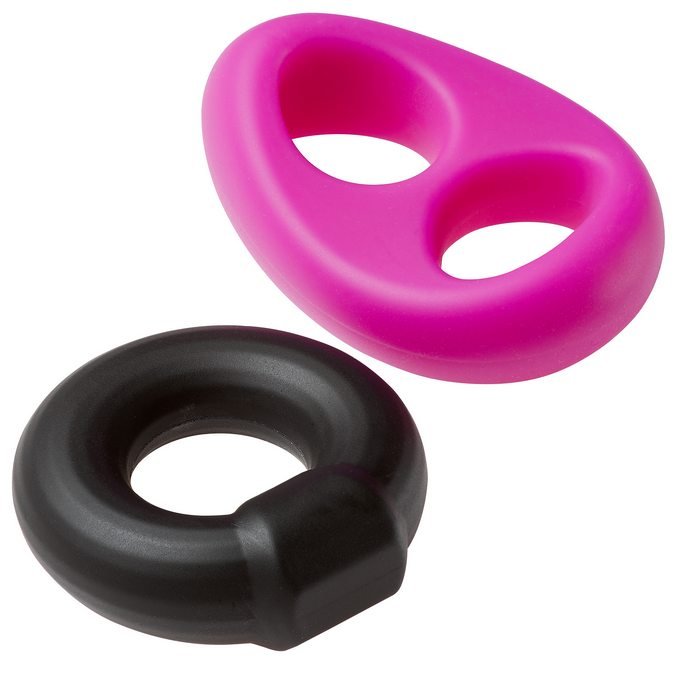 PRO SENSUAL SILICONE TEAR DROP RING & DONUT SLING 2 PACK - Image 3