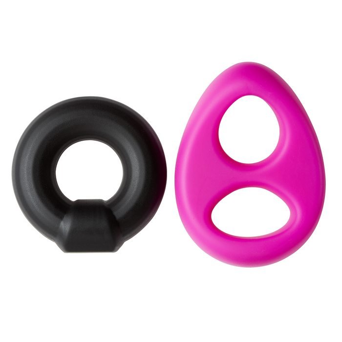 PRO SENSUAL SILICONE TEAR DROP RING & DONUT SLING 2 PACK - Image 4