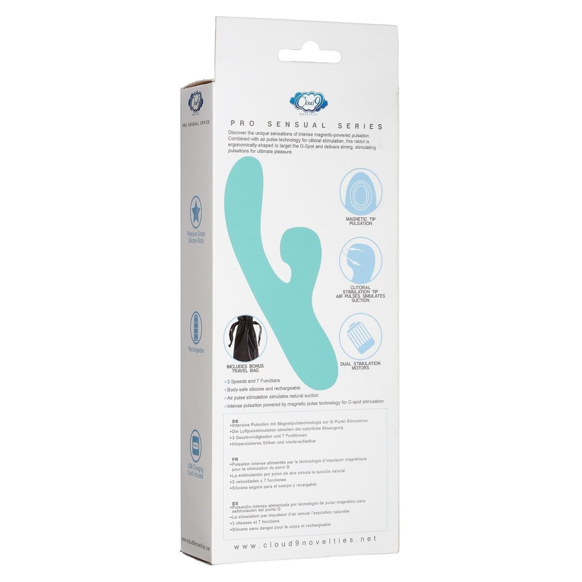Cloud 9 Pro Sensual Series Pulse Touch Air Teal - Image 2