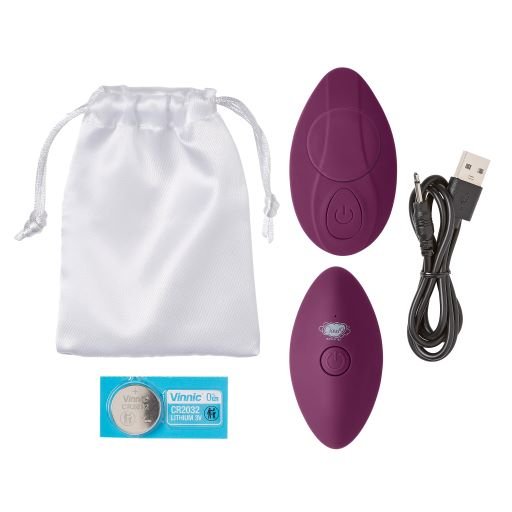 Cloud 9 Panty Pleasures Magnetic Panty Vibe Plum - Image 8