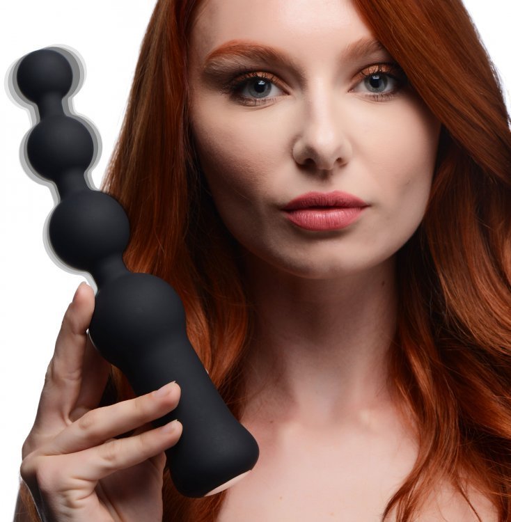 MASTER SERIES DELUXE VOODOO BEADS 10X ANAL BEADS VIBRATOR
