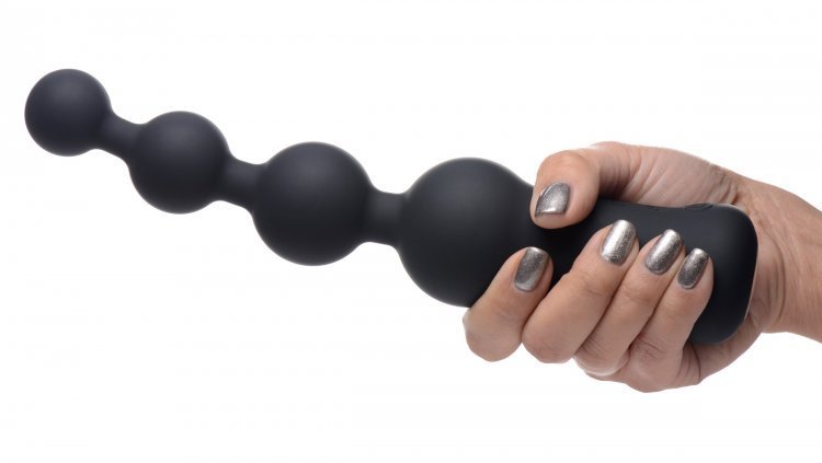 MASTER SERIES DELUXE VOODOO BEADS 10X ANAL BEADS VIBRATOR - Image 2