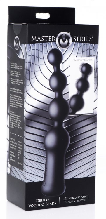 MASTER SERIES DELUXE VOODOO BEADS 10X ANAL BEADS VIBRATOR - Image 7