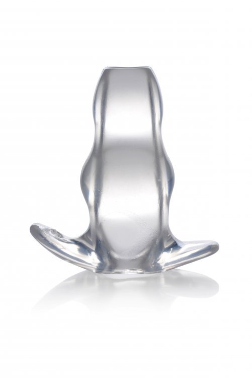Master Series Clear View Hollow Anal Plug Medium - Image 4
