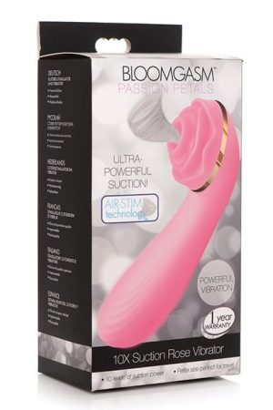 Inmi Bloomgasm Passion Petals Suction Rose Vibrator Pink