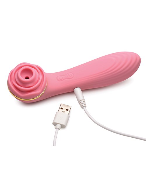 Inmi Bloomgasm Passion Petals Suction Rose Vibrator Pink - Image 5