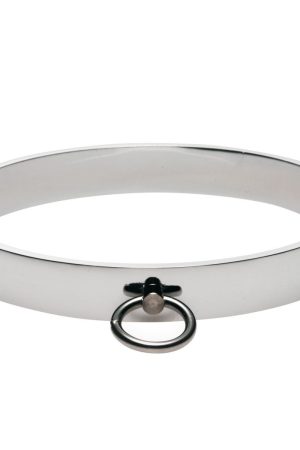 Chrome Slave Collar - MediumLarge