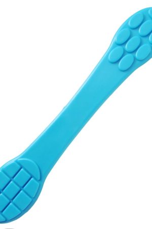 Textured Blue Silicone CBT Ball Slapper