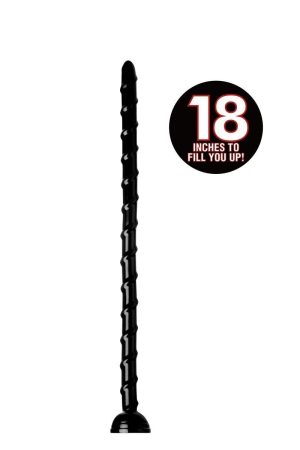 Hosed 18 Inch Swirl Thin Anal Snake