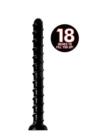 Hosed 18 Inch Swirl Thick Anal Snake