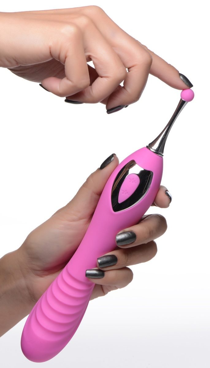 Power Zinger Dual-Ended Silicone Vibrator - Image 3
