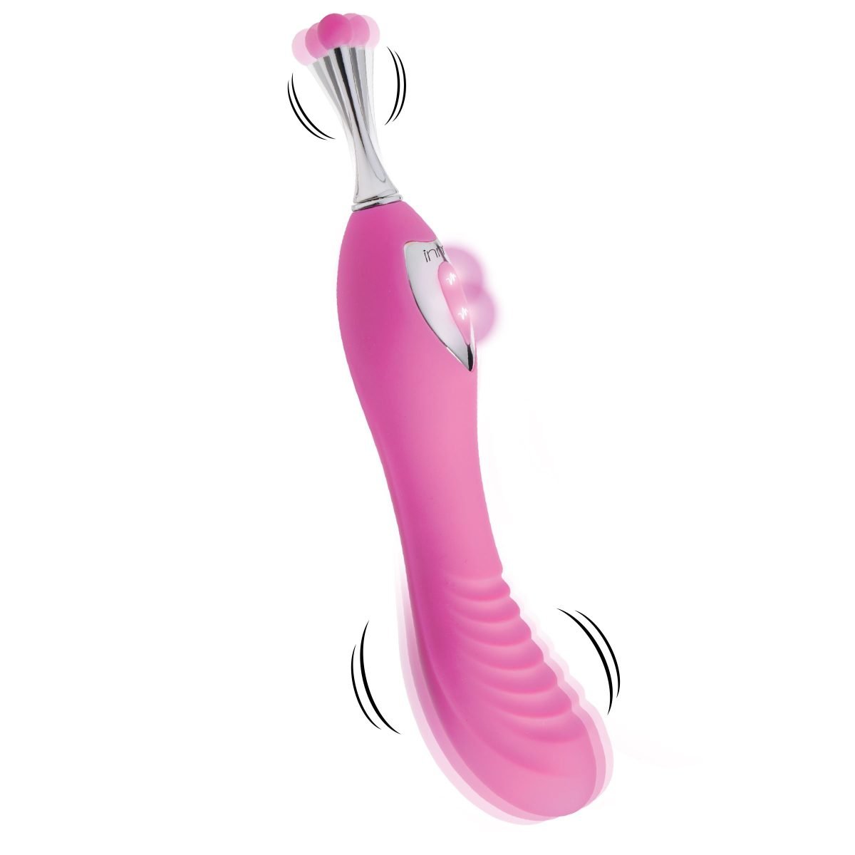 Power Zinger Dual-Ended Silicone Vibrator - Image 2