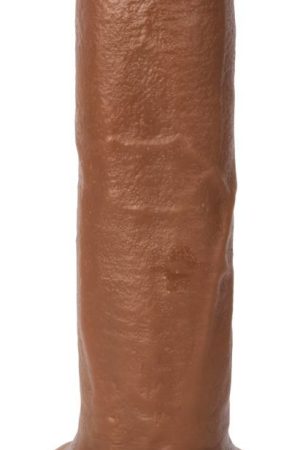 Jock Dark Bareskin Vibrating Dildo - 8 Inch