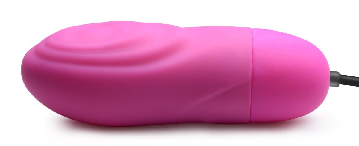 7X Pulsing Rechargeable Silicone Vibrator - Pink - Image 4