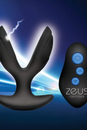 64X Electro-Spread Vibrating and Estim Silicone Butt Plug