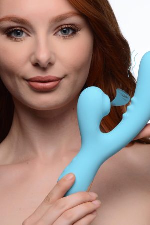 8X Silicone Suction Rabbit - Teal