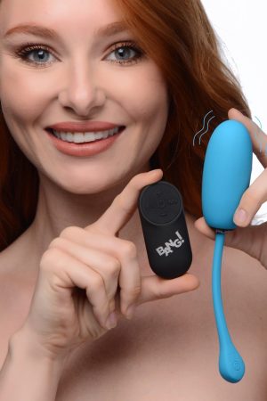 Remote Control 28X Silicone Plush Egg - Blue