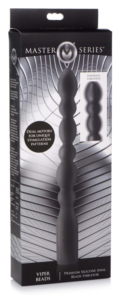 Viper Anal Beads Silicone Dual Motor Vibrator - Image 6