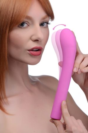 5 Star 9X Come-Hither G-Spot Silicone Vibrator - Pink