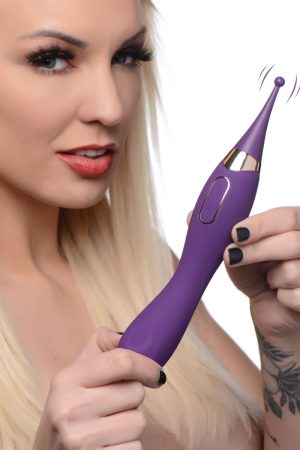 Pulsing G-spot Pinpoint Silicone Vibrator with Attachments