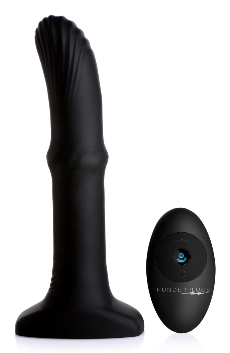 Sliding Shaft Silicone Anal Vibrating Plug - Image 2