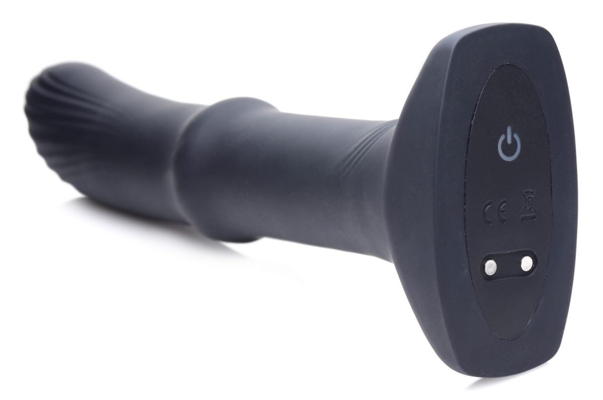 Sliding Shaft Silicone Anal Vibrating Plug - Image 5