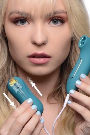Entwined Silicone Thumping Egg and Licking Clitoral Stimulator