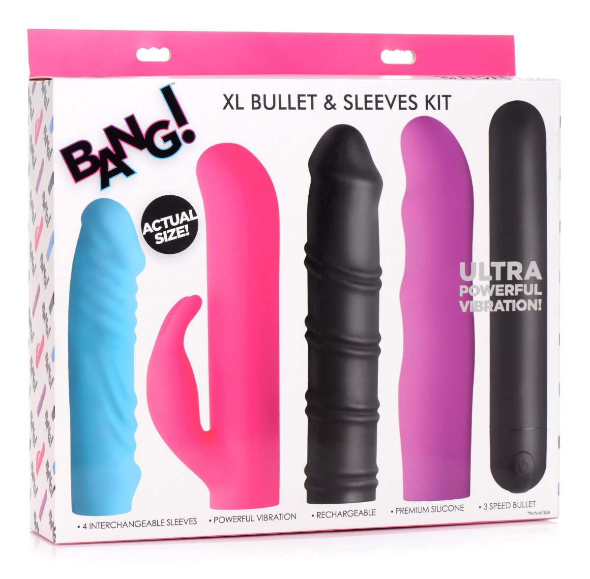4-In-1 XL Silicone Bullet and Sleeves Kit - Image 12