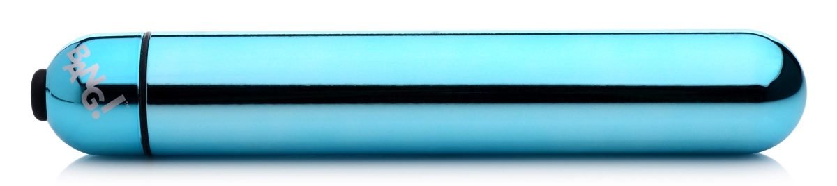 XL Vibrating Metallic Bullet - Blue - Image 4
