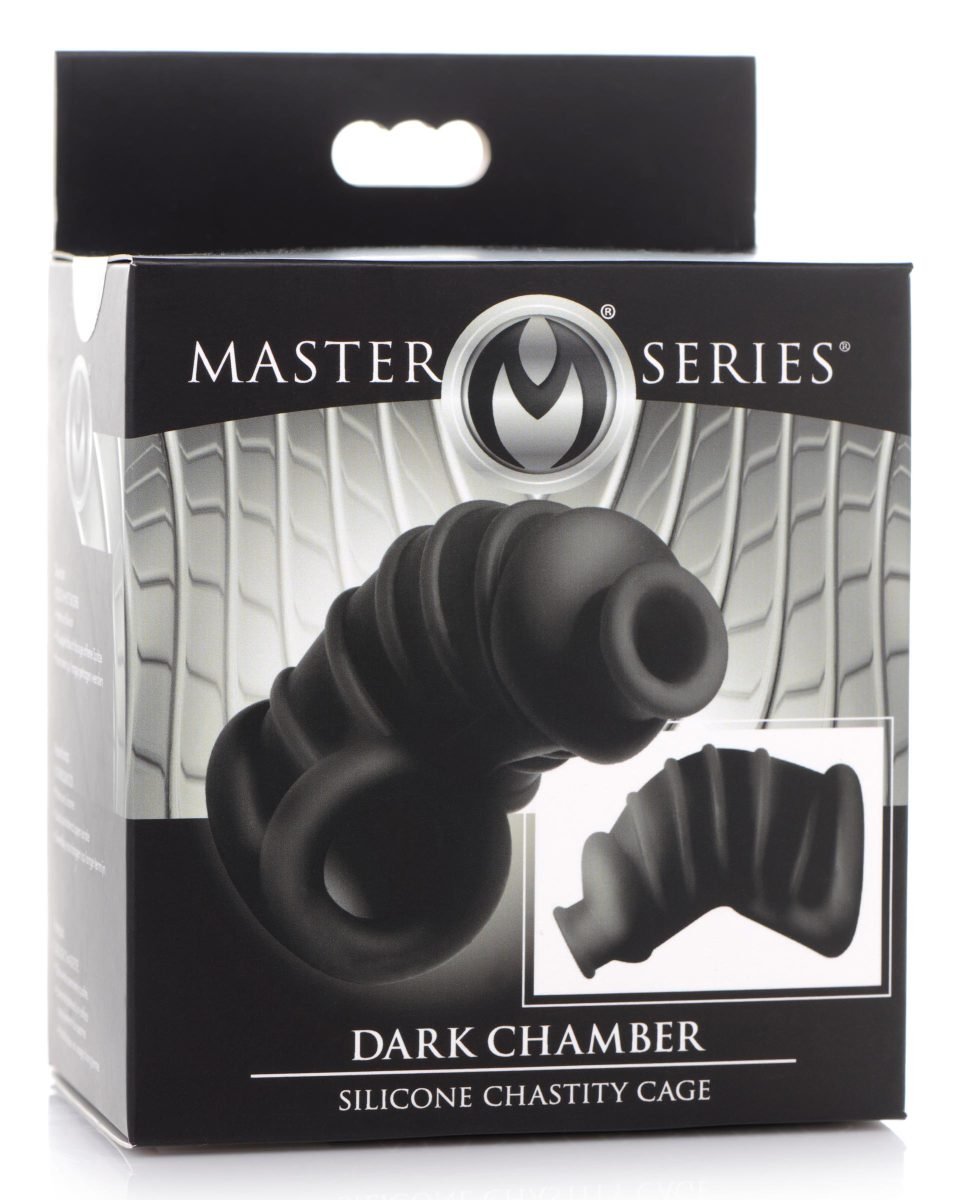 Dark Chamber Silicone Chastity Cage - Image 5