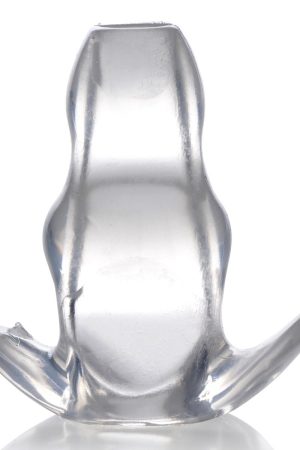Clear View Hollow Anal Plug - Small
