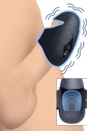 8X Vibrating Silicone Penis Head Stimulator