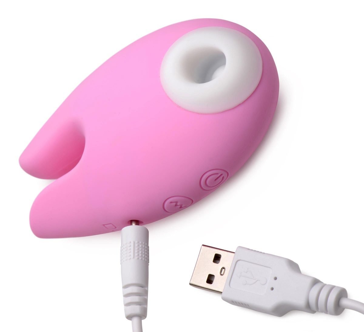 Sucky Bunny Silicone Clitoral Stimulator - Pink - Image 8
