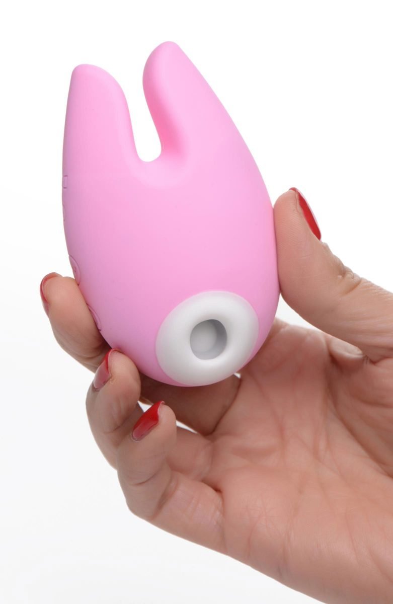 Sucky Bunny Silicone Clitoral Stimulator - Pink - Image 2