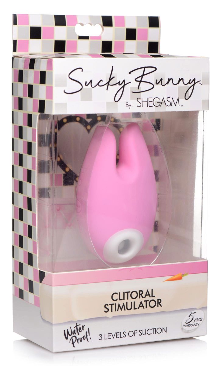 Sucky Bunny Silicone Clitoral Stimulator - Pink - Image 9
