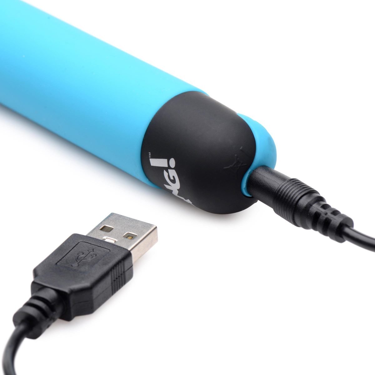 10X Silicone G-Spot Vibrator - Blue - Image 6